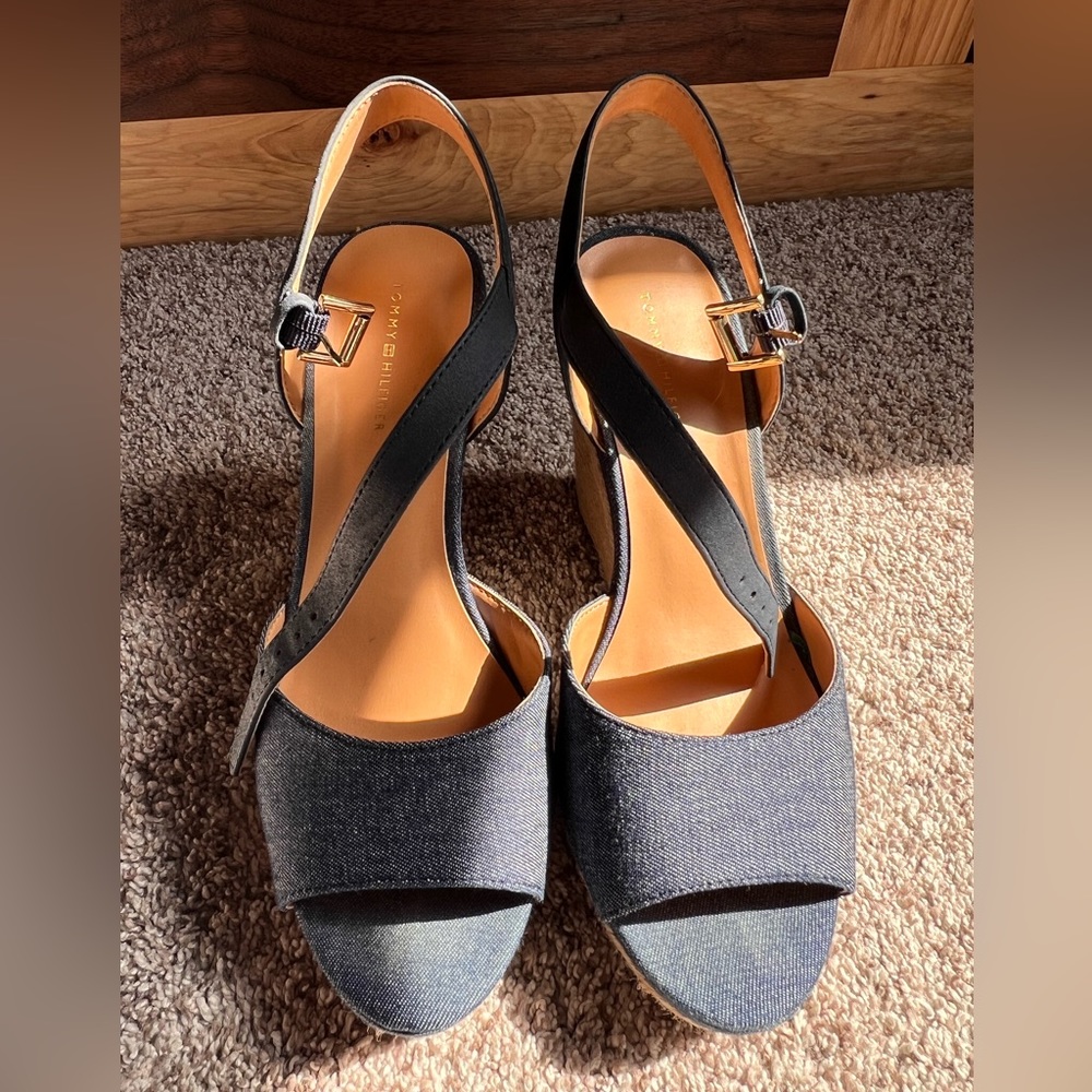 Tommy Hilfiger Jean Wedge Heels